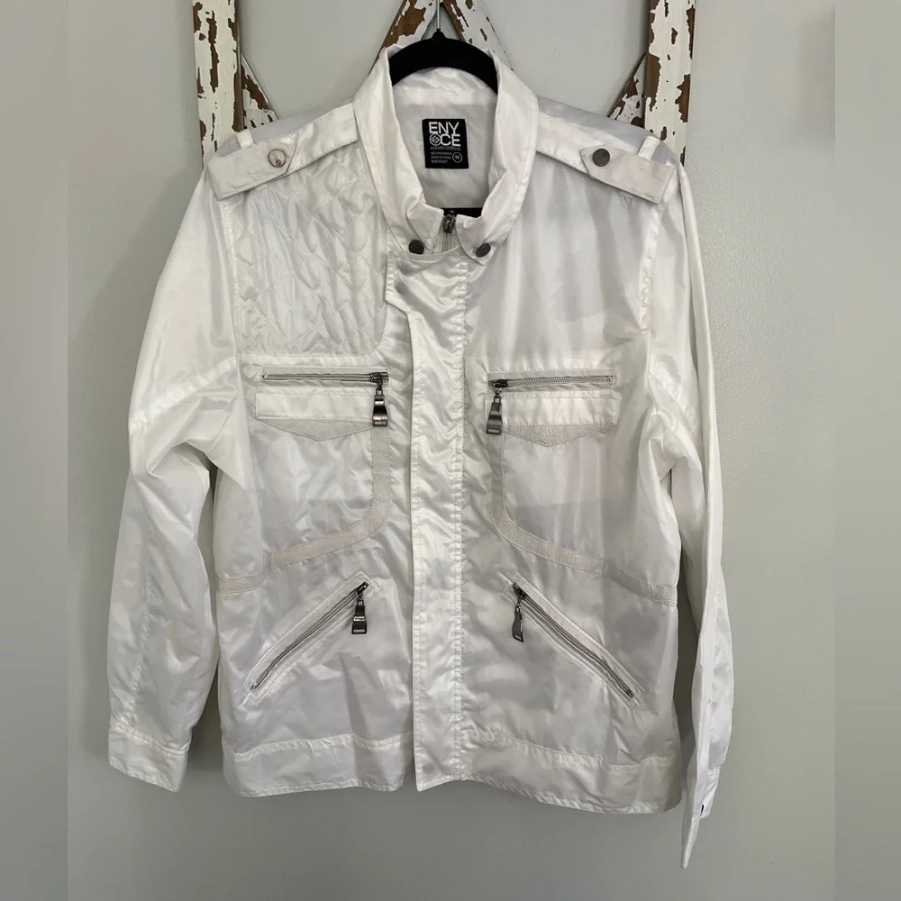 Enyce Sean Combs Windbreaker Mens M Jacket Vintage Hip‎ Hop Y2K